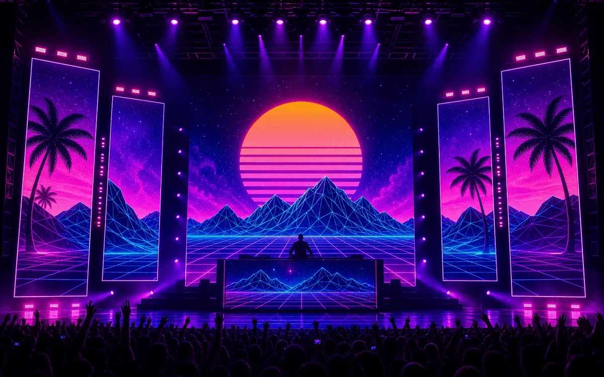 Synthwave Summit Event Graphics